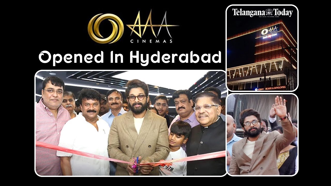 AAA Cinemas - Asian Allu Arjun New Theatre Opening At Ameerpet | Satyam ...