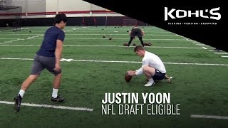 Justin Yoon | 2019 NFL Draft Eligible Kicker | Kohl's Kicking Camps