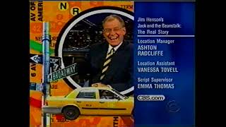 WCBS-TV (CBS) split-screen credits [December 4, 2001]