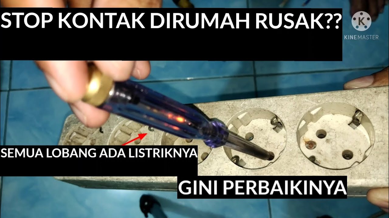 Cara Memperbaiki Cok Atau Stop Kontak Rusak - YouTube