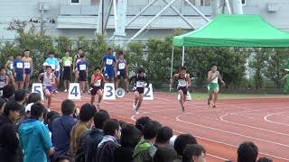 りゅうひ100m予選1 第23回板橋少年少女（20191103）