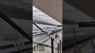 Fuxing Intelligent EM Train no.G56 Xi'an North-Beijing West  passes through Luoyang Longmen Station