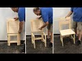 Silla Plegable No creerás lo Compacta que es - Tutorial de Carpintería