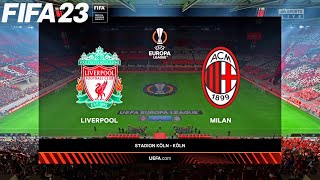 FIFA 23 | Liverpool vs AC Milan - UEFA Europa League - PS5 Full Match & Gameplay