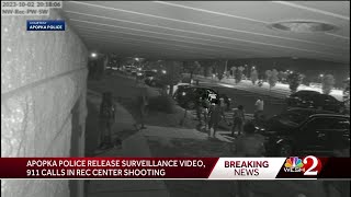 Apopka police release surveillance video, 911 calls in rec center shooting