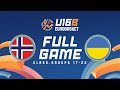 Class. Groups 17-22  | Norway v Ukraine | Full Basketball Game | FIBA U16 EuroBasket 2024 Division B