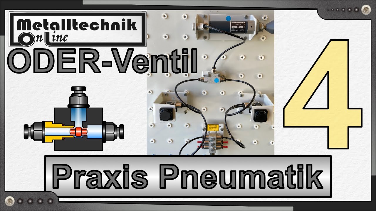 Praxis Pneumatik 4 – Das ODER-Ventil – Aufbau Und Funktion In Einem ...