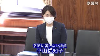 参議院 2021年05月25日 環境委員会 #09 平山佐知子（各派に属しない議員）