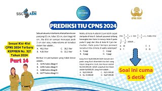 5 Soal Prediksi TIU CPNS 2024 Sesuai Kisi-Kisi Terbaru