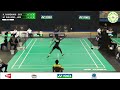 xxv yonex pan am individual championships 2022 court 1