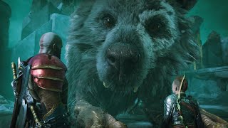 God of War Ragnarök: Kratos and Atreus Meet Fenrir Again