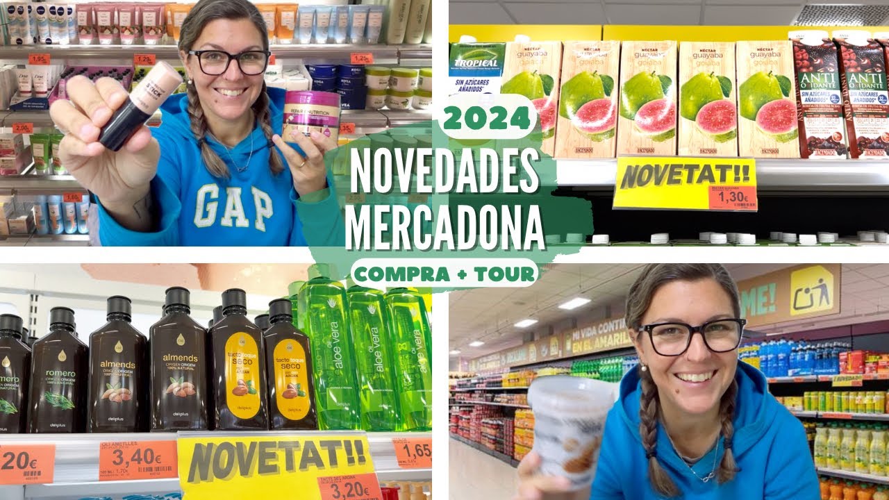 NOVEDADES MERCADONA 2024 *COMPRA SEMANAL* Tour Tienda - YouTube