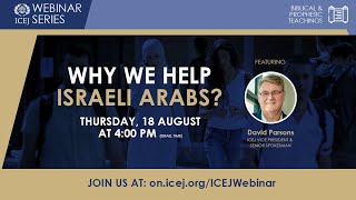 Why WE Help Israeli Arabs? | WEBINAR SERIES