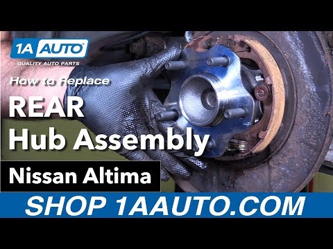 How to Replace Rear Hub Assembly 02-06 Nissan Altima How to Replace Rear Hub Assembly 02-06 Nissan Altima
