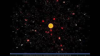 4K SPH Simulation Python + Taichi. 100 K particles. A star is born with planetoids !