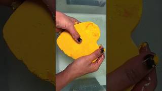 Yellow💛Heart Reform Water Crush💛 @ASMRgymchalkIndonesia  #asmr #fyp #explore #ytshorts