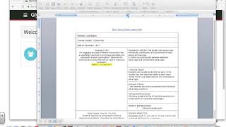 Creating Lesson Plans in Google Docs