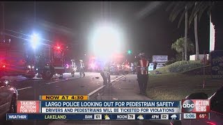 Largo Police looking out for pedestrian safety