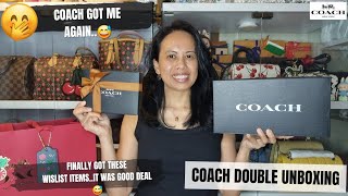 COACH DOUBLE REVEAL - These wishlist items went on sale, and I pounce..🤣