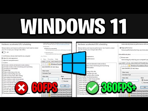 How to Optimize Windows 11 for GAMING – Best Settings for HIGH FPS and NO LAG!