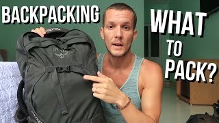 PACKING FOR HOT COUNTRIES: BACKPACKING TIPS
