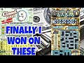 PA LOTTERY 🔴 CLOUD 9 BINGO AND CROSSWORD GOLD SCRATCH OFF TICKETS! #scratchers