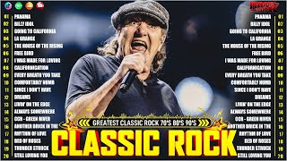 Classic Rock Greatest Hits 60s 70s 80s 🔥 Guns N' Roses, Aerosmith, Bon Jovi, Metallica, Queen, ACDC