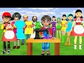 Scary Teacher 3D vs Squid Game Sew Princess Dress Squid Game Doll Nice or Error 5 Time Challenge