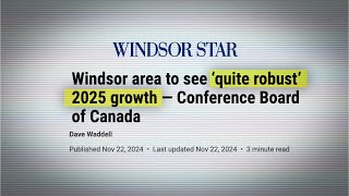 Windsor Ontario - 2025 Outlook