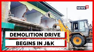 Jammu And Kashmir News | Demolition Drive Begins In Malik Market Area Of Bathindi | English News