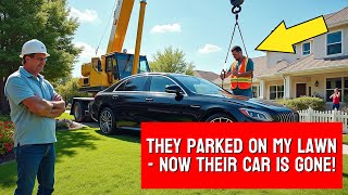 My HOA Neighbor Parked on My Lawn – Now Their Car Is in the Impound Lot and They're Furious!