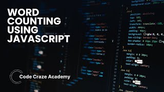 Word Count using Javascript| How to count words in JavaScript|Javascript Tutorial for beginner