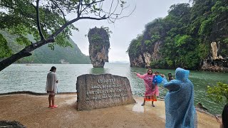 240610 푸켓 3일차 제임스본드섬 투어 1300밧. 우기에 오면 어떻게 되는지 보여주께