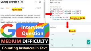Google Data Analytics/Science Interview Question SOLVED with Python Pandas | Medium Difficulty