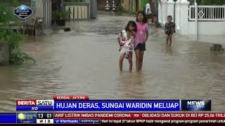 Sungai Waridin Meluap, Ratusan Rumah di Kendal Terendam Banjir