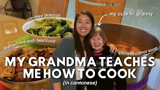 MY GRANDMA TEACHES ME HOW TO COOK 我跟婆婆學煮餸 // Cantonese Cooking Vlog