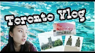 【Janet】加拿大旅行Vlog#2 | 毕业旅行 | 多伦多 | CN Tower | 瑞普利水族馆 | ROM皇家安大略博物馆 | Sonic Boom