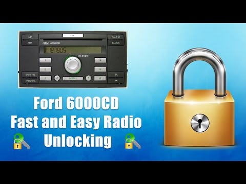 How to Find Your Ford 6000CD Radio Code/Serial - Transit/Focus/Mondeo How to Find Your Ford 6000CD Radio Code/Serial - Transit/Focus/Mondeo