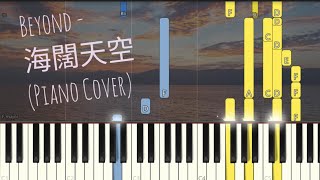 Beyond - 海闊天空 | Vast Sky \u0026 Boundless Sea |  Cantopop | Piano Pop Song Tutorial  鋼琴教學