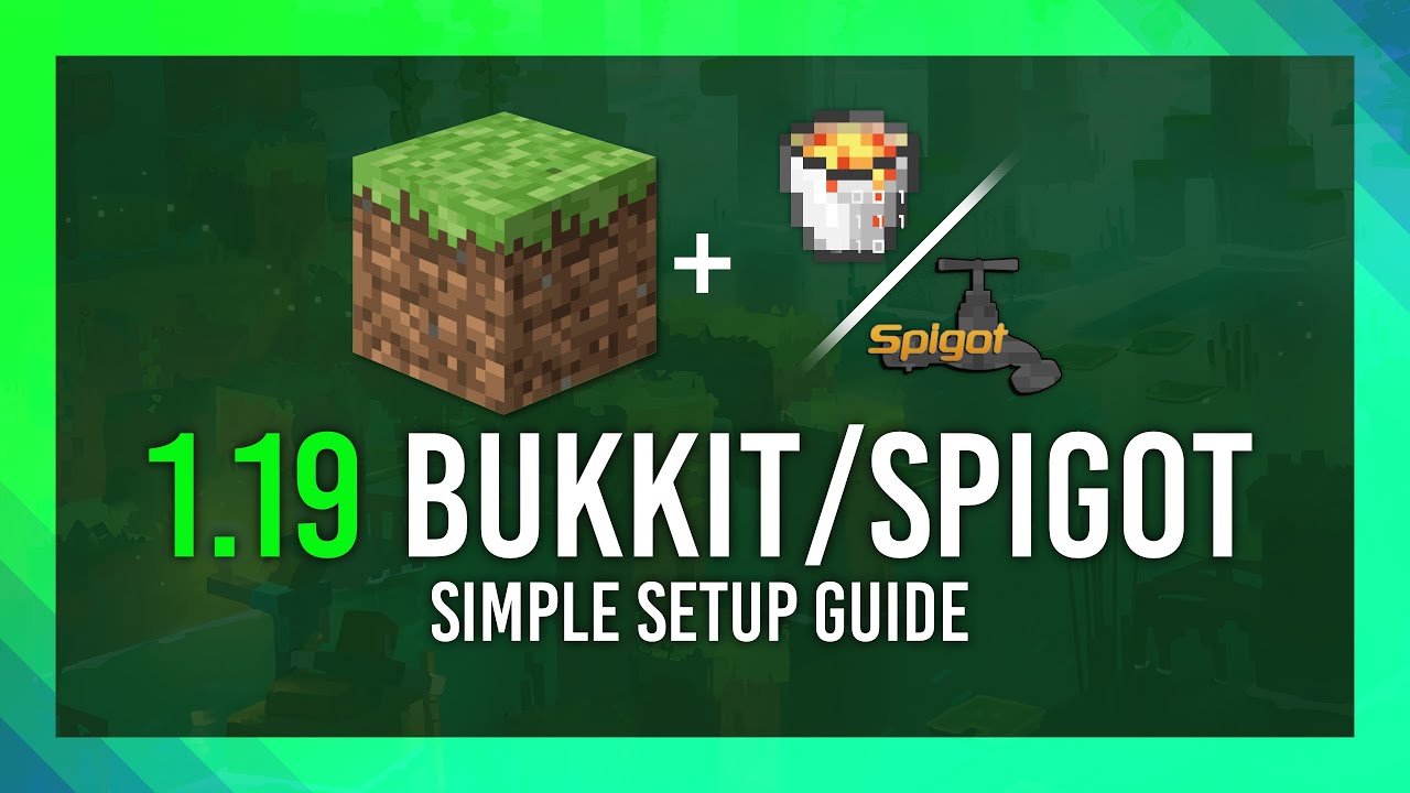 Set Up A 1.19+ Spigot/Bukkit Minecraft Server | High Performance | 1.19 ...