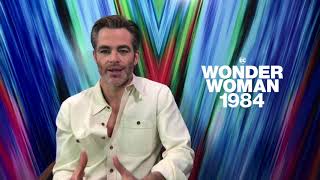 Chris Pine WONDER WOMAN 1984 interview