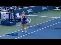 anna kalinskaya vs nina stojanovic us open 2020 round 1