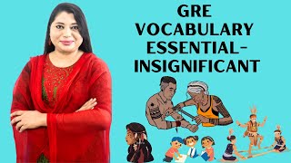 GRE Vocabulary for BCS English || Topic-Essential-Insignificant- Class-2 ||