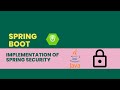 Spring Boot Spring Security Basic Authentication and Authorization | Rest Endpoint