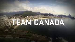 Rio Flyover: Maracana, Olympic Stadium \u0026 Sambodromo - Team Canada