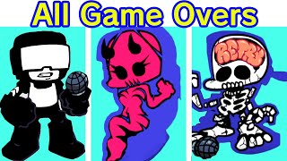 Friday Night Funkin' - WEEK 7 All Tankman Death Quotes & Game Over Screens (Funny Quotes)