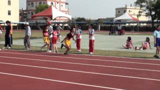 100年4月21日 埔鹽鄉運動會 六女組 800公尺接力決賽 埔鹽國小