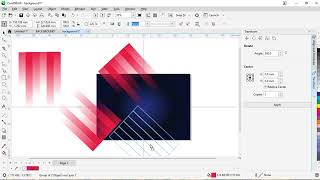 Cara membuat background abstrack menggunakan coreldraw