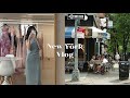 Living in NYC🗽Soho cafe, Work, Madison square Park, Summer bag rec, NYC life, Silent Korean vlog