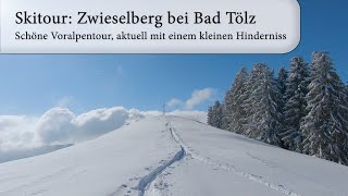 Skitour: Zwieselberg bei Bad Tölz - Schöne Voralpentour